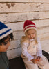Denmark Beanie Red & Cream - Acorn Kids Accessories