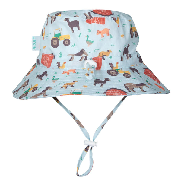 Farmyard Wide Brim Bucket Hat - Acorn Kids Accessories