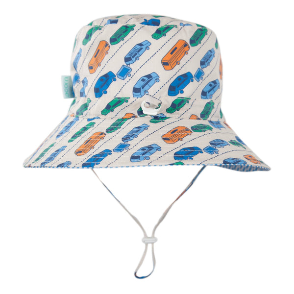 Fast Lane Wide Brim Bucket Hat - Acorn Kids Accessories