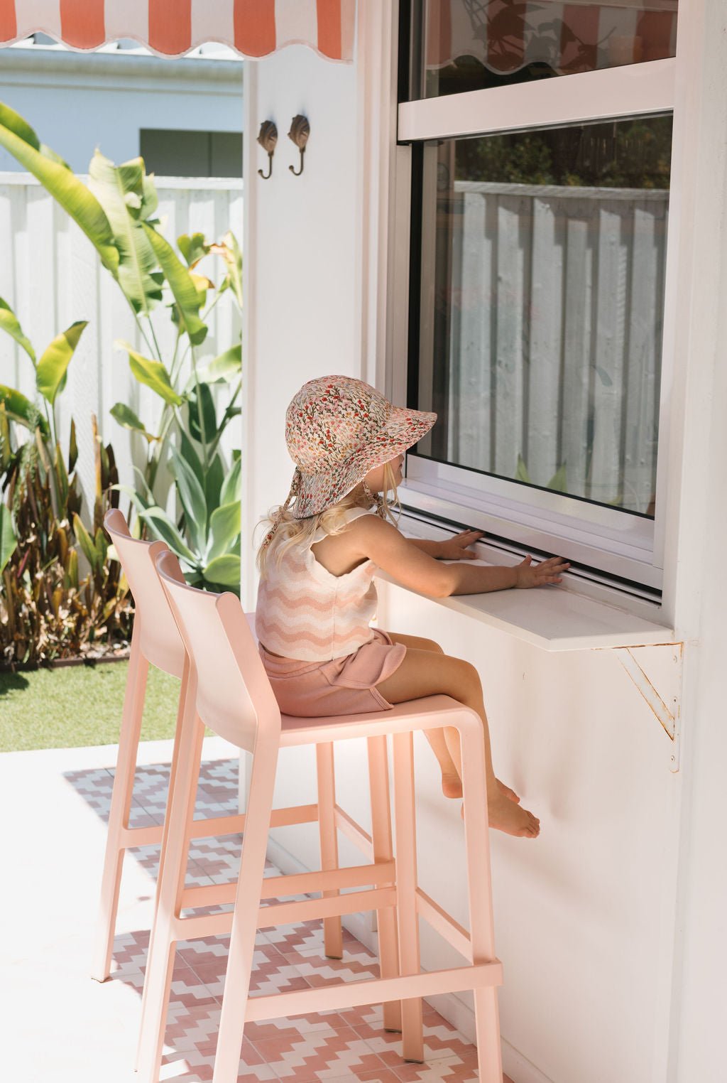 Fiorella Wide Brim Reversible Sunhat - Acorn Kids Accessories