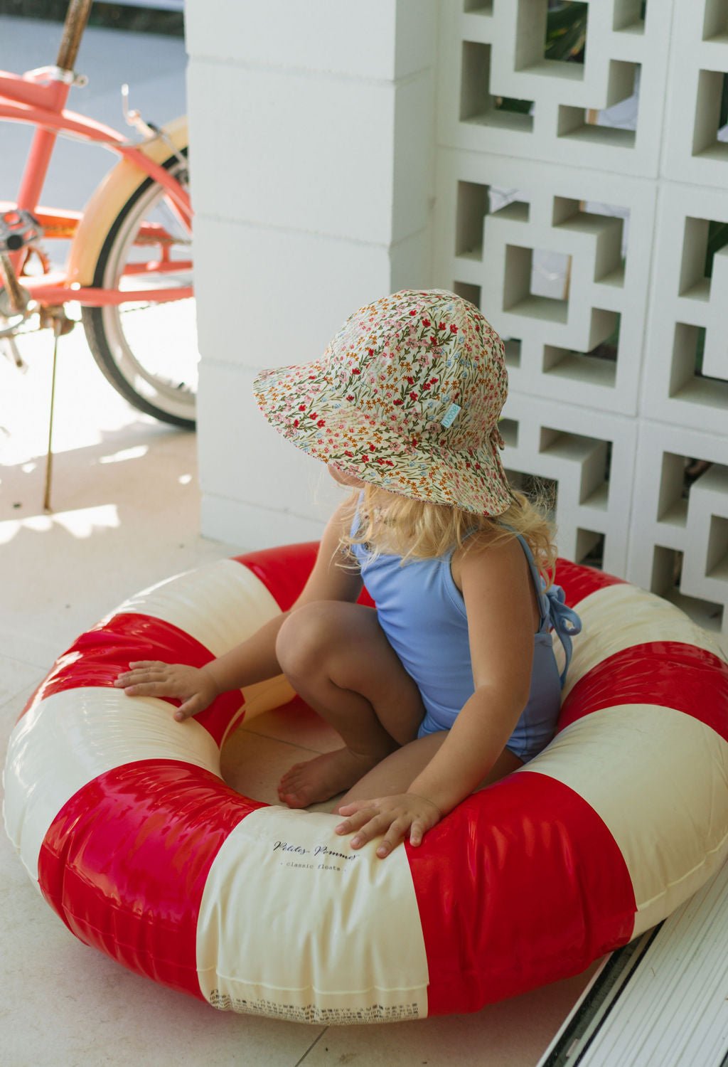 Fiorella Wide Brim Reversible Sunhat - Acorn Kids Accessories