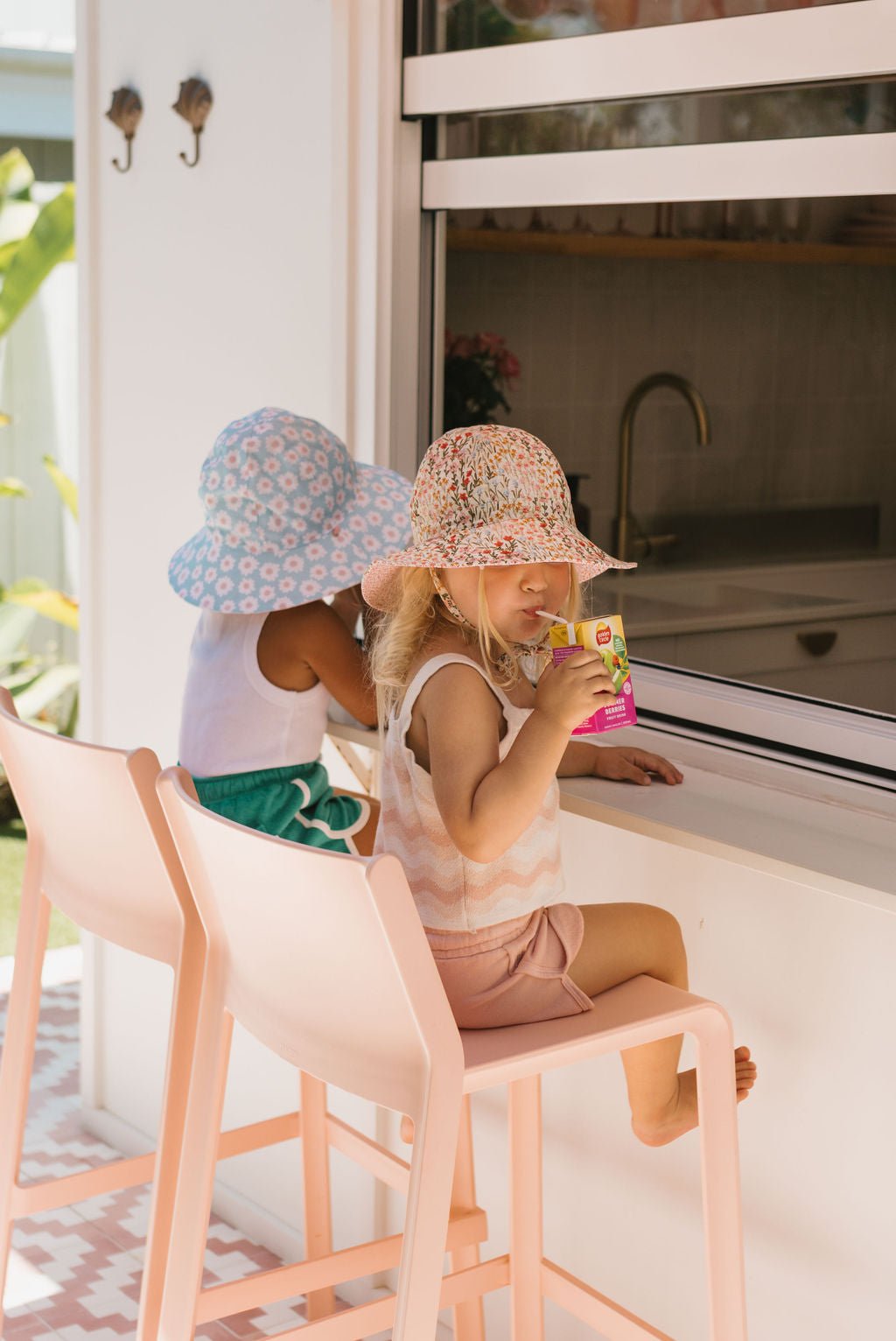 Fiorella Wide Brim Reversible Sunhat - Acorn Kids Accessories