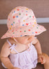Floating Hearts Wide Brim Infant Hat - Acorn Kids Accessories