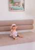 Floating Hearts Wide Brim Infant Hat - Acorn Kids Accessories