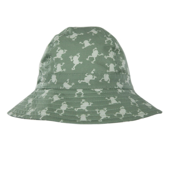 Frogs Wide Brim Infant Hat - Acorn Kids Accessories