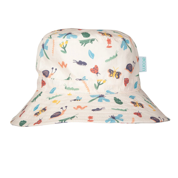Garden Friends Wide Brim Bucket Hat - Acorn Kids Accessories