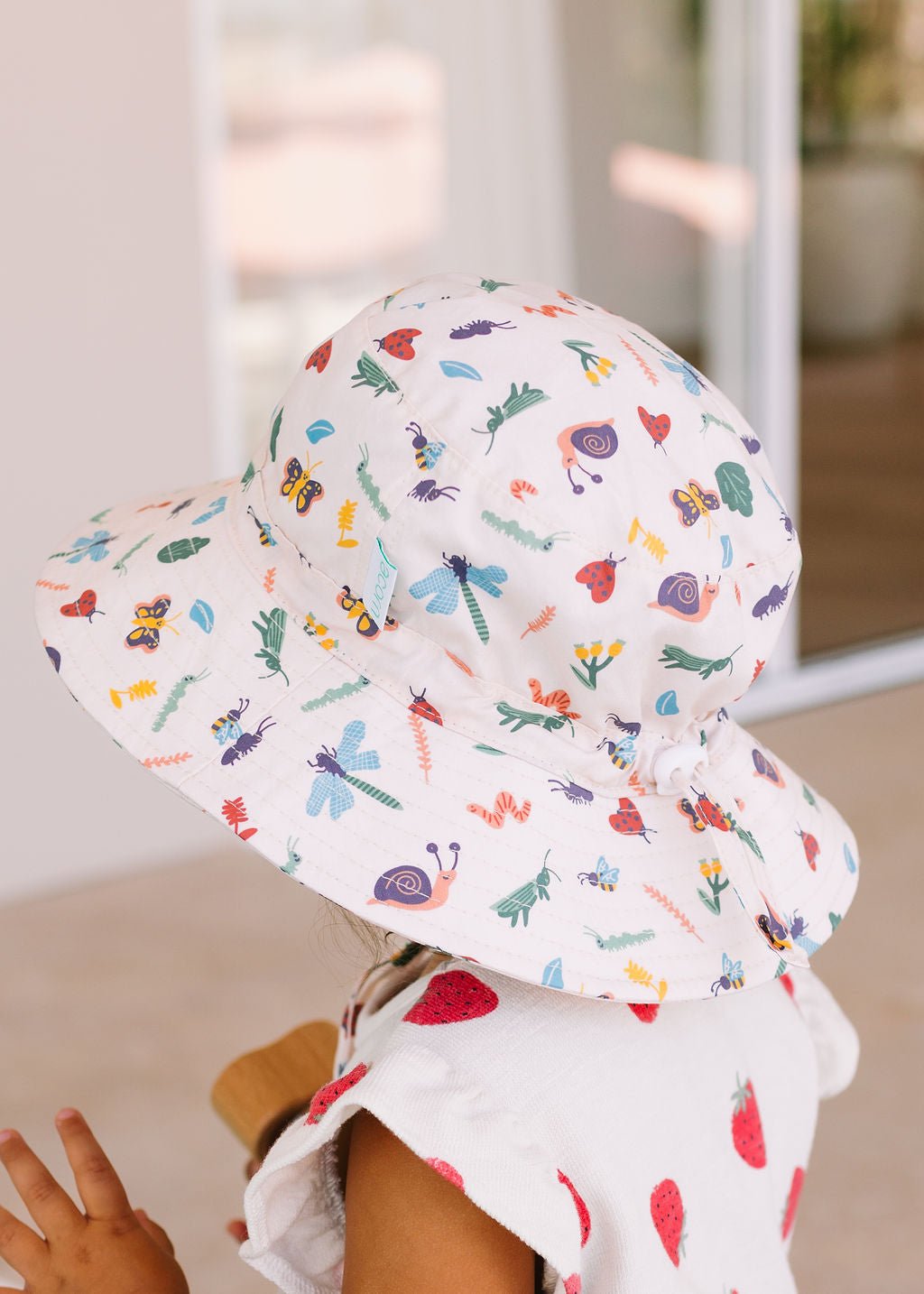 Garden Friends Wide Brim Bucket Hat - Acorn Kids Accessories