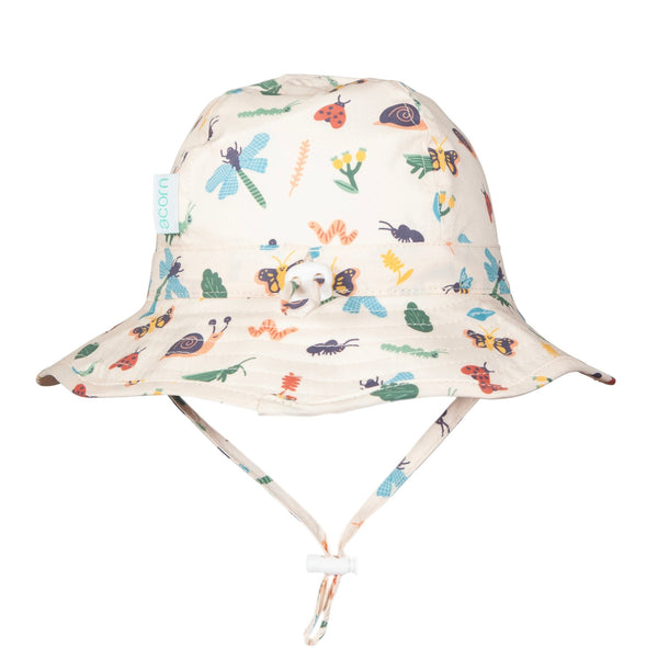 Garden Friends Wide Brim Infant Hat - Acorn Kids Accessories