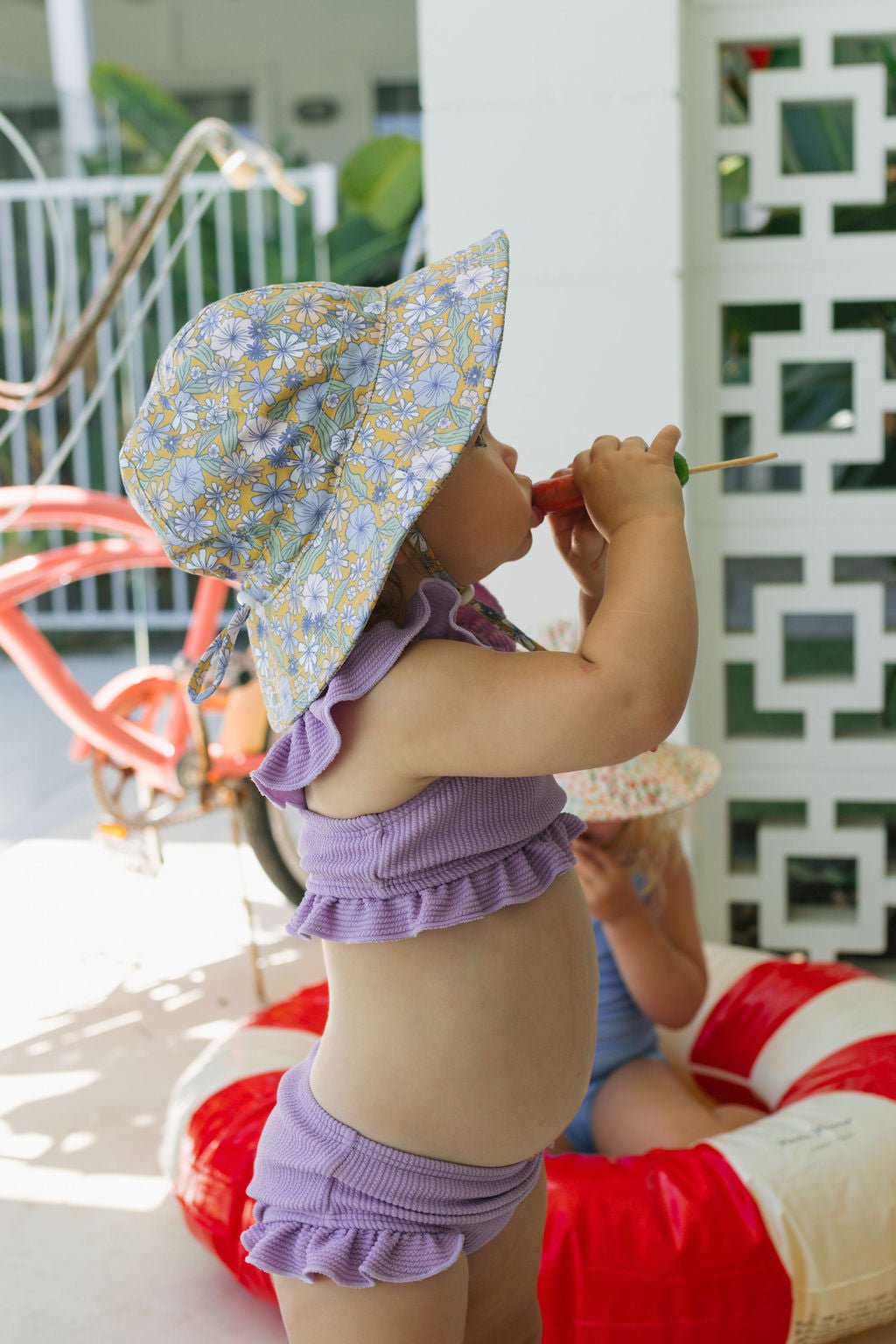 Gardenia Wide Brim Sunhat - Acorn Kids Accessories