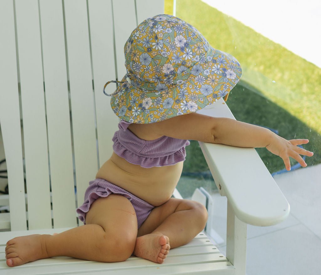 Gardenia Wide Brim Sunhat - Acorn Kids Accessories