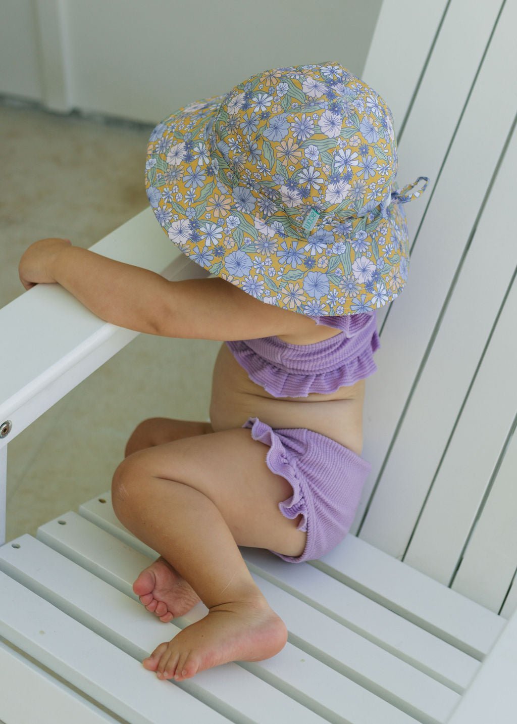 Gardenia Wide Brim Sunhat - Acorn Kids Accessories