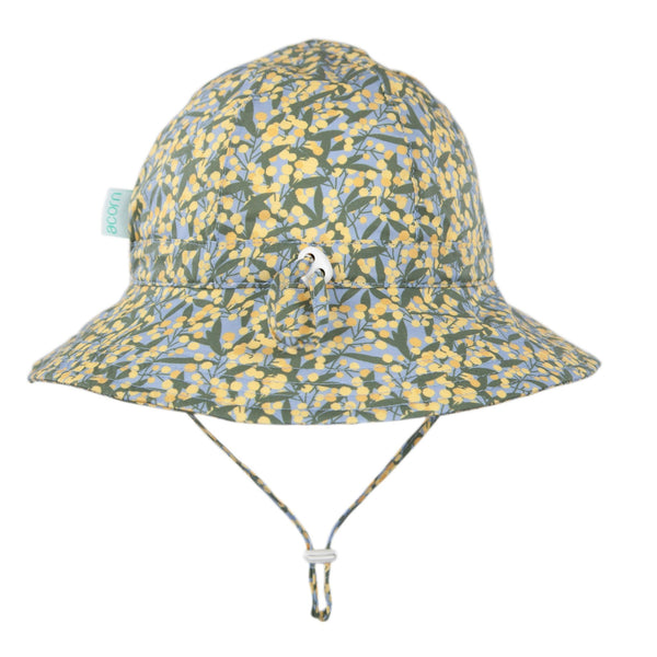 Golden Wattle Wide Brim Sunhat - Acorn Kids Accessories