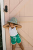 Golden Wattle Wide Brim Sunhat - Acorn Kids Accessories