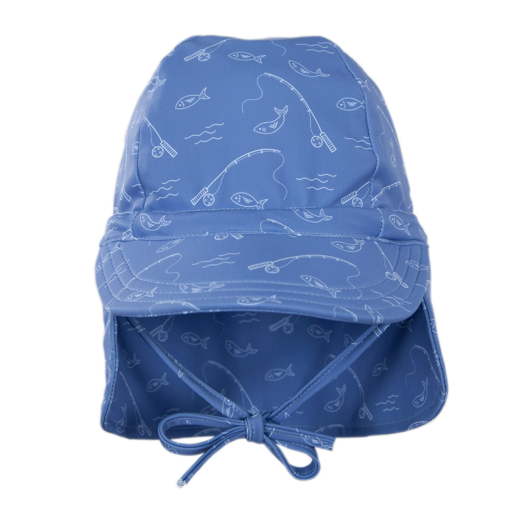 Gone Fishing Swim Flap Cap - Acorn Kids Accessories