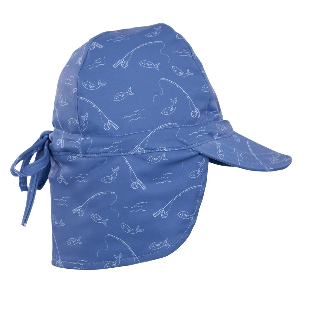 Gone Fishing Swim Flap Cap - Acorn Kids Accessories