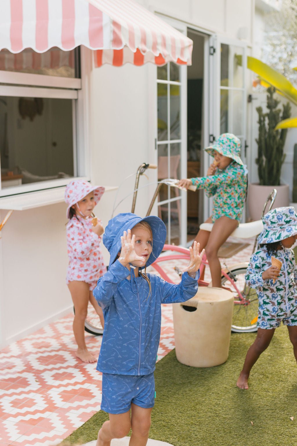 Gone Fishing UPF50+ Swimming Suit - Acorn Kids Accessories