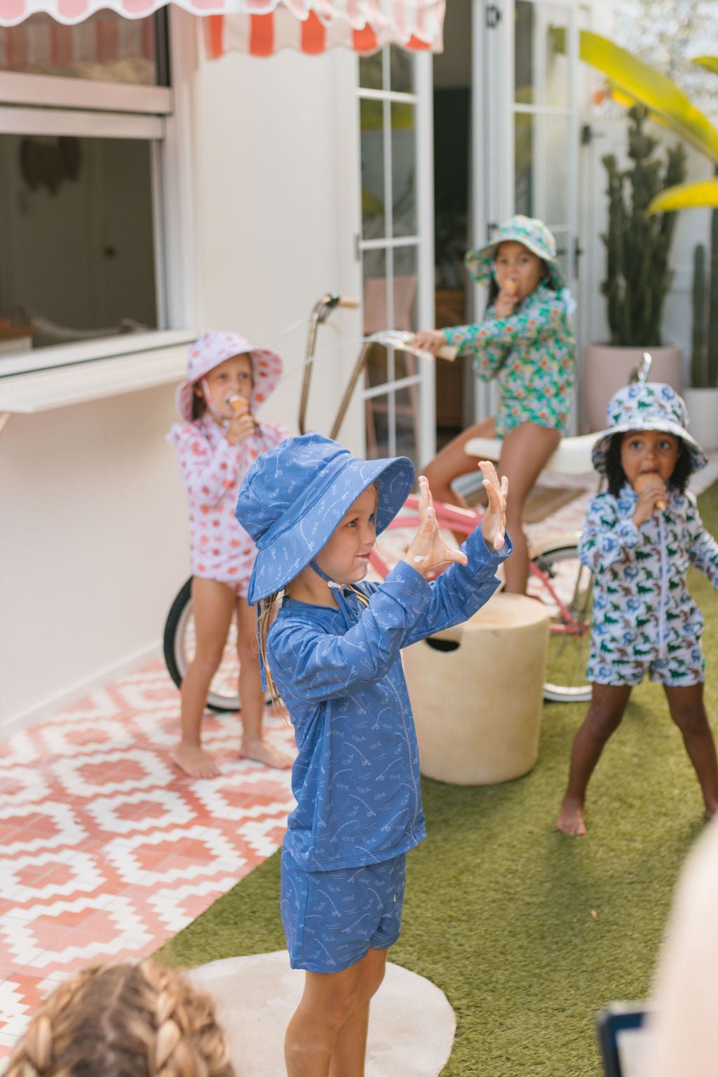 Gone Fishing UPF50+ Swimming Suit - Acorn Kids Accessories