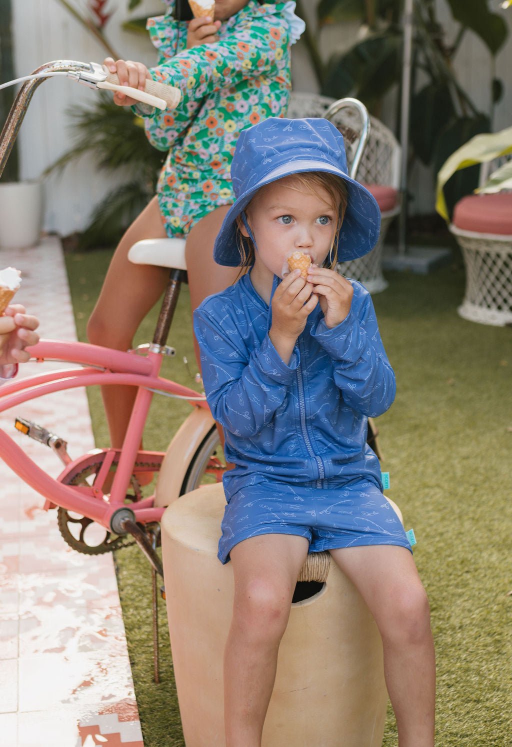 Gone Fishing UPF50+ Swimming Suit - Acorn Kids Accessories