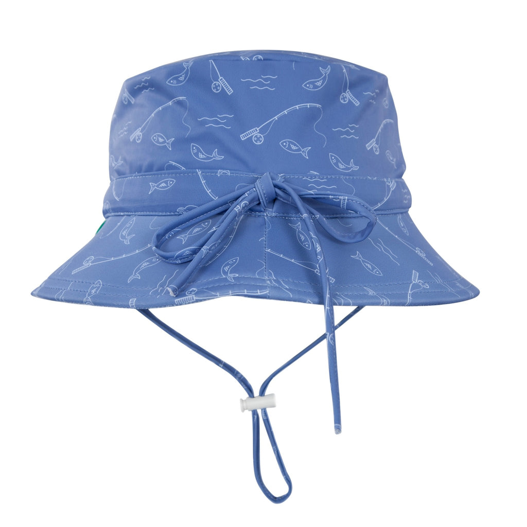 Gone Fishing Wide Brim Swim Hat - Acorn Kids Accessories