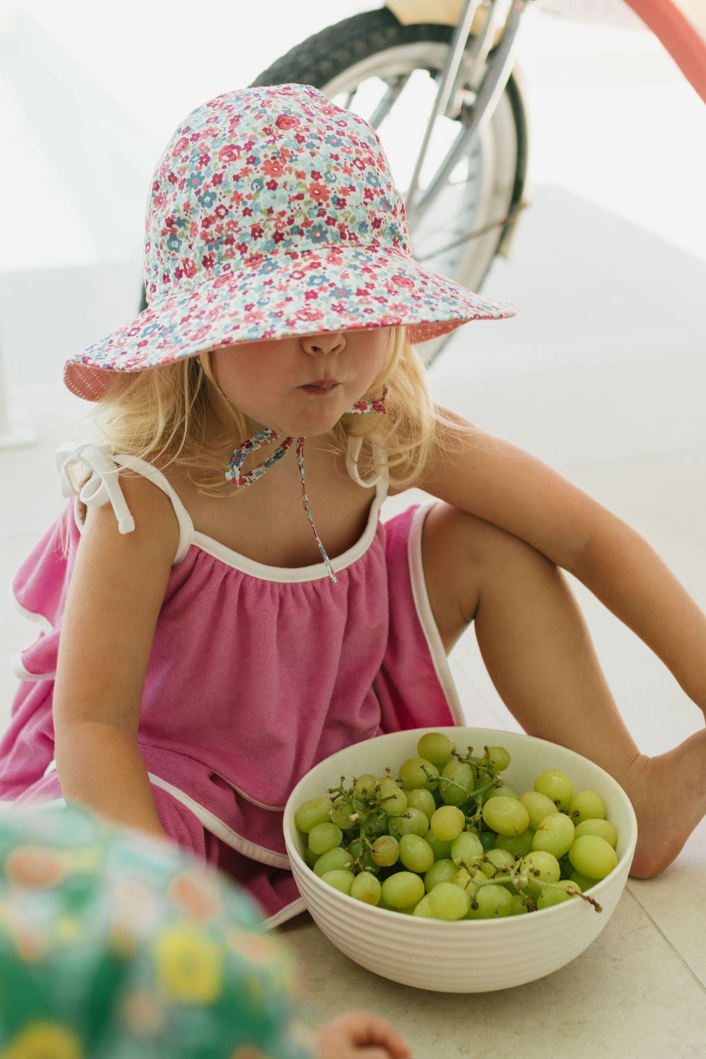 Heather Wide Brim Reversible Sunhat - Acorn Kids Accessories
