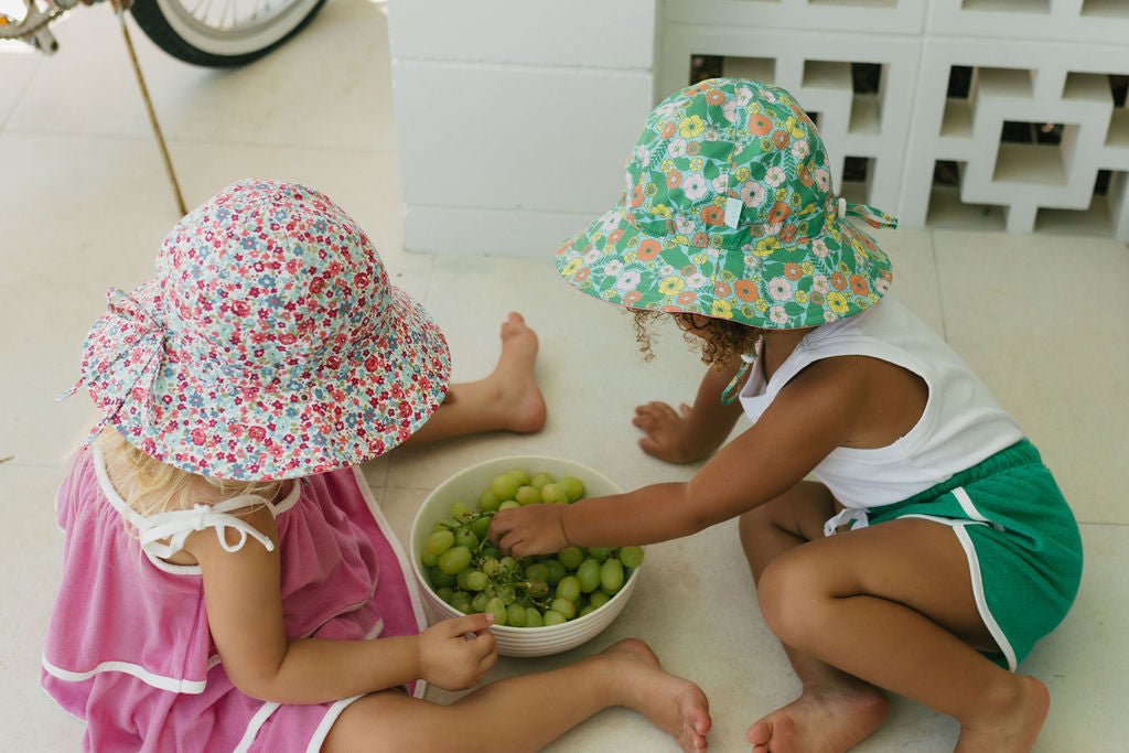 Heather Wide Brim Reversible Sunhat - Acorn Kids Accessories