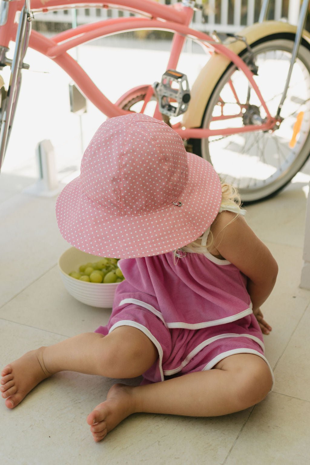 Heather Wide Brim Reversible Sunhat - Acorn Kids Accessories