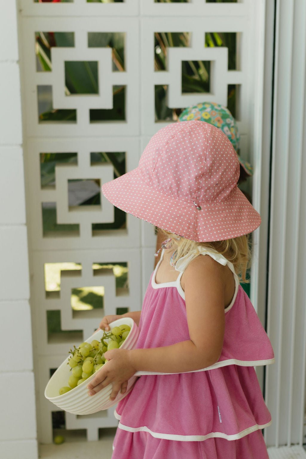 Heather Wide Brim Reversible Sunhat - Acorn Kids Accessories