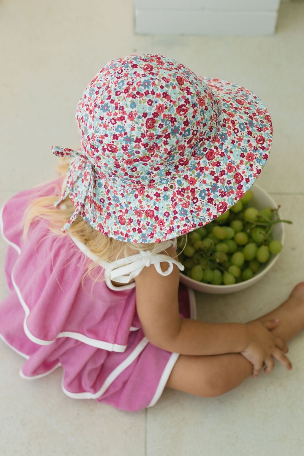 Heather Wide Brim Reversible Sunhat - Acorn Kids Accessories