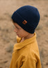 Helsinki Merino Beanie Navy - Acorn Kids Accessories