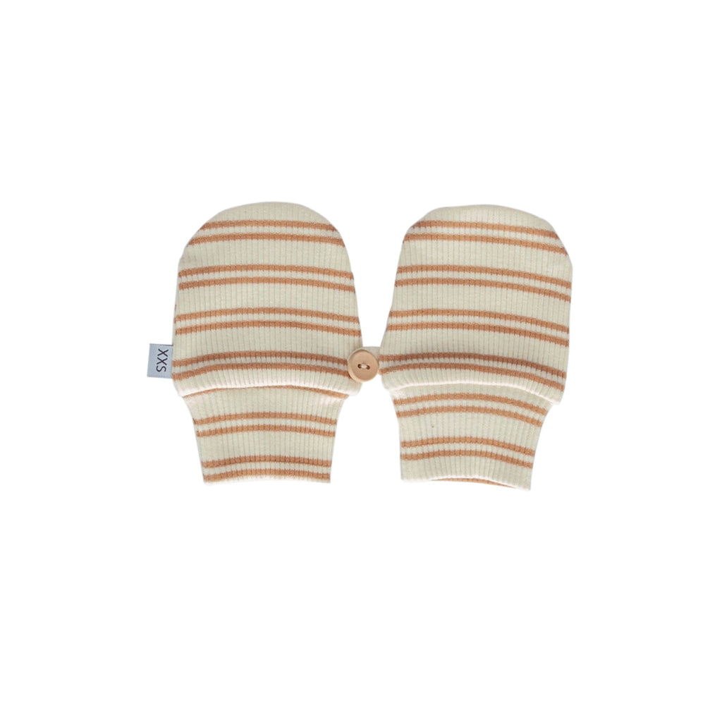 Henley Beanie and Mittens Set Cream - Acorn Kids Accessories