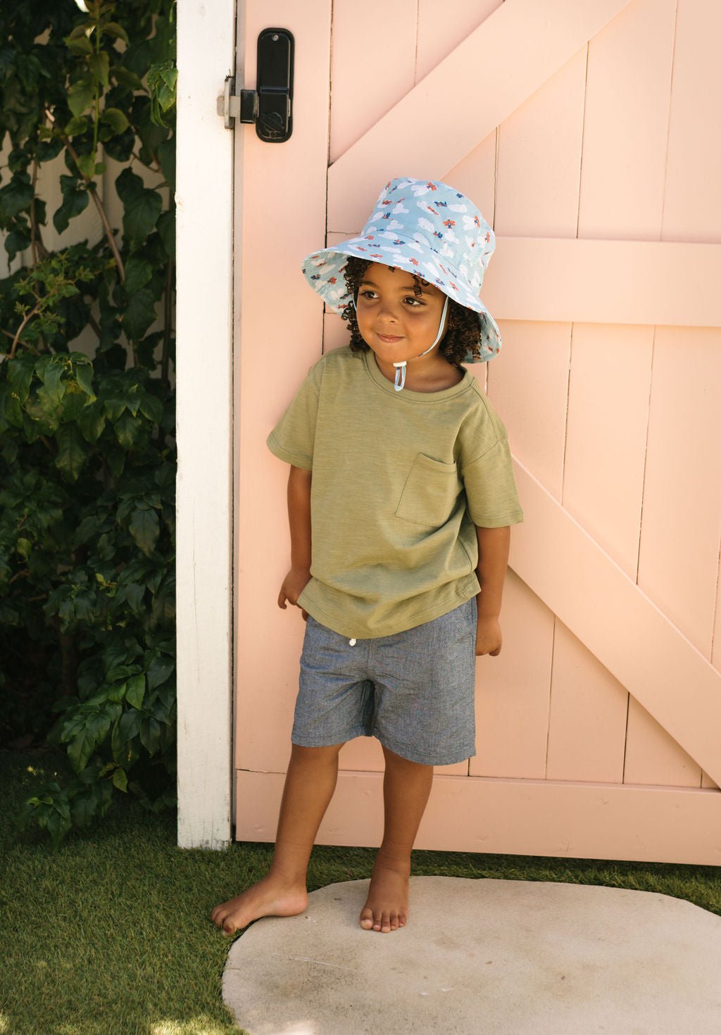 High Flyers Wide Brim Bucket Hat - Acorn Kids Accessories