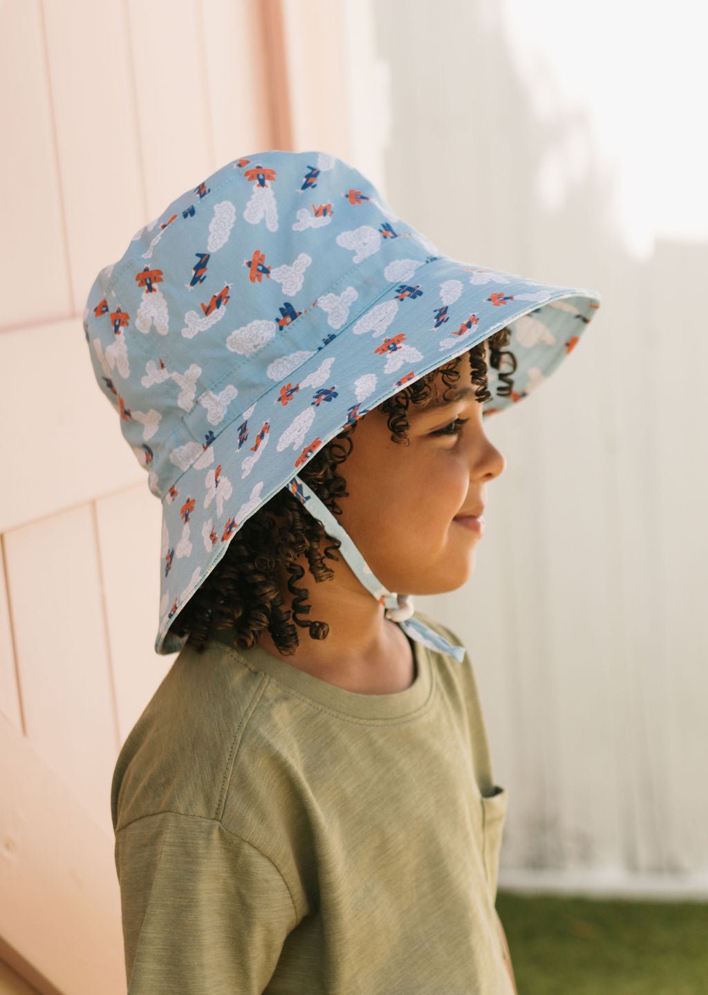 High Flyers Wide Brim Bucket Hat - Acorn Kids Accessories