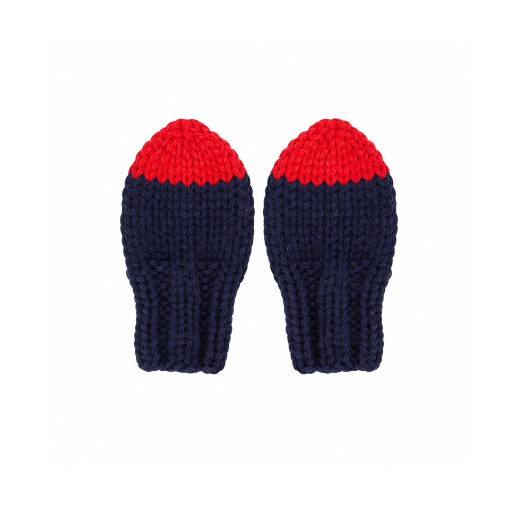 Infant Sunrise Mittens Navy - Acorn Kids Accessories