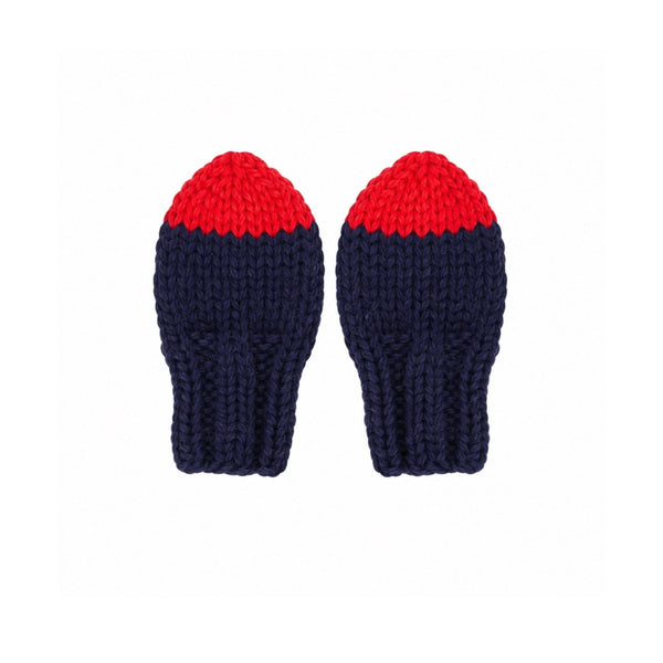 Infant Sunrise Mittens Navy - Acorn Kids Accessories