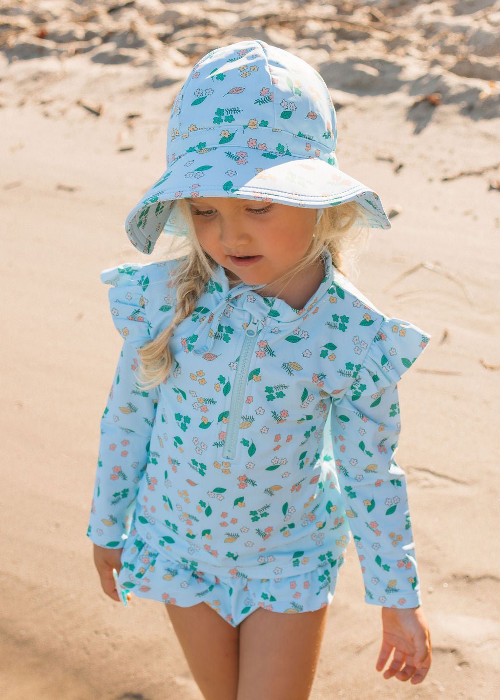 Jasmine Wide Brim Swim Hat - Acorn Kids Accessories