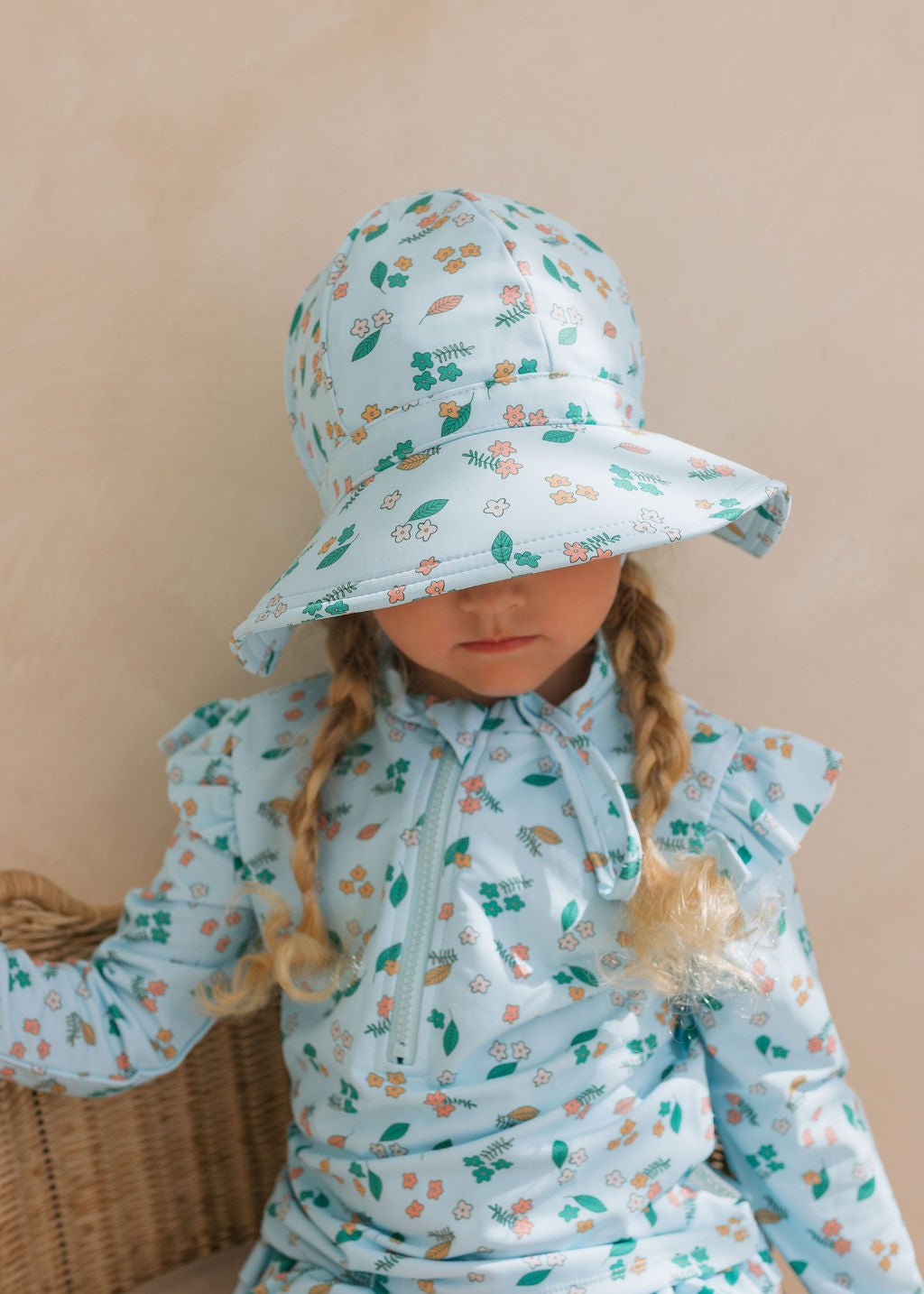 Jasmine Wide Brim Swim Hat - Acorn Kids Accessories