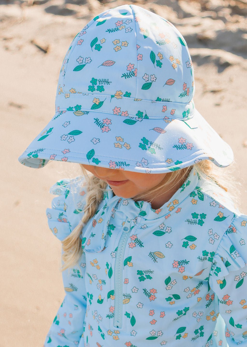 Jasmine Wide Brim Swim Hat - Acorn Kids Accessories
