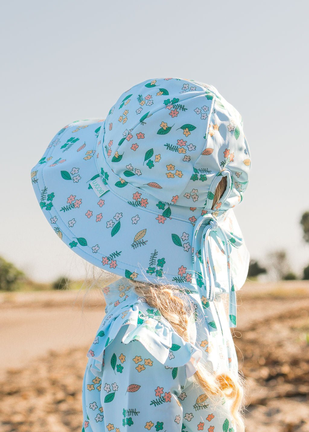 Jasmine Wide Brim Swim Hat - Acorn Kids Accessories