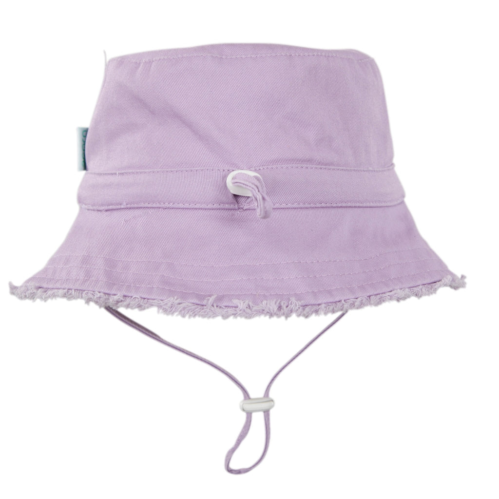 Lavender Frayed Bucket Hat - Acorn Kids Accessories