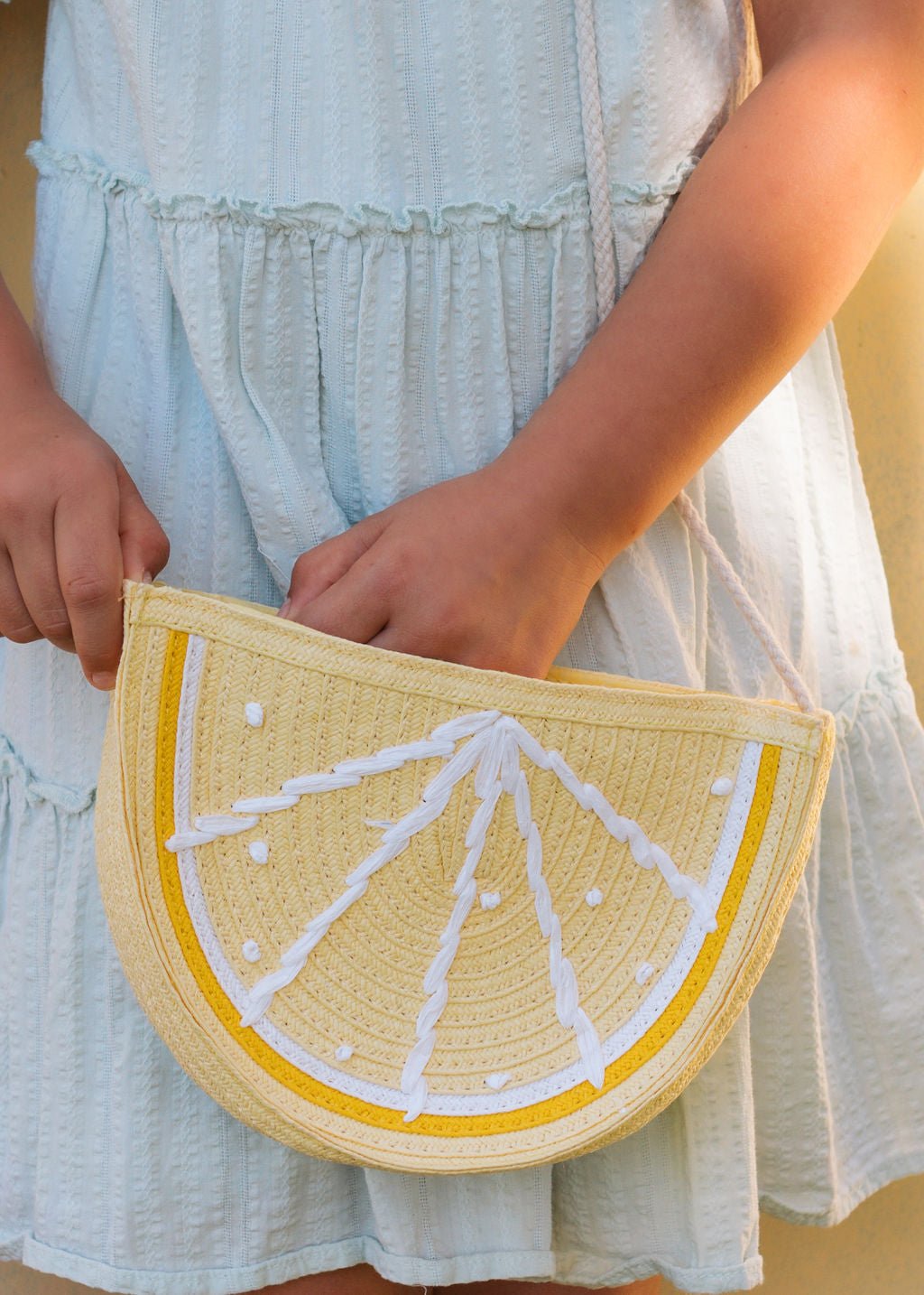 Lemon Segment Straw Bag - Acorn Kids Accessories