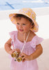 Lemonade Stripe Wide Brim Sunhat - Acorn Kids Accessories