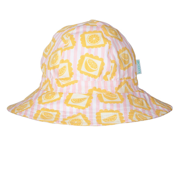 Lemonade Stripe Wide Brim Sunhat - Acorn Kids Accessories