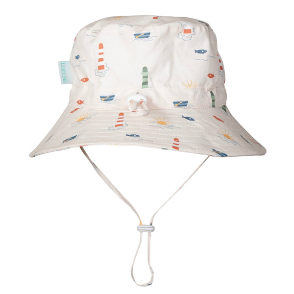 Lighthouse Wide Brim Bucket Hat - Acorn Kids Accessories