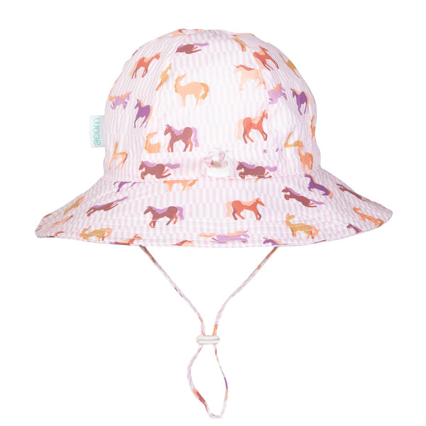 Lilac Unicorn Wide Brim Sunhat - Acorn Kids Accessories