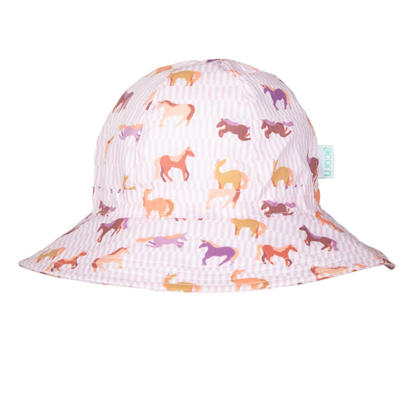 Lilac Unicorn Wide Brim Sunhat - Acorn Kids Accessories