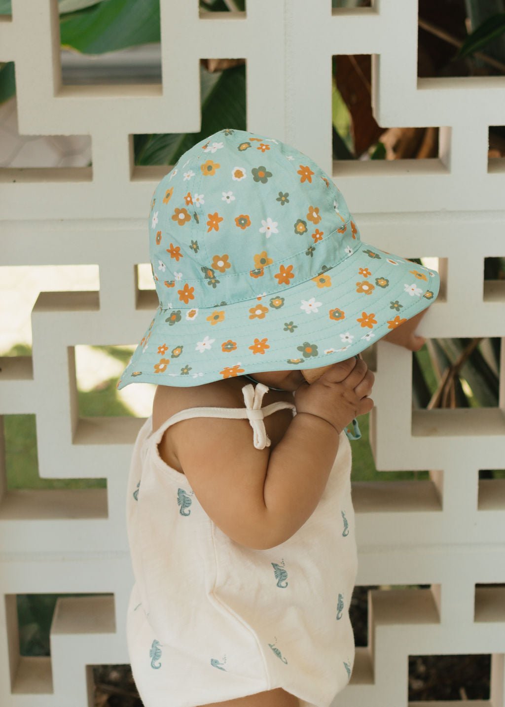 Little Flora Wide Brim Infant Hat - Acorn Kids Accessories