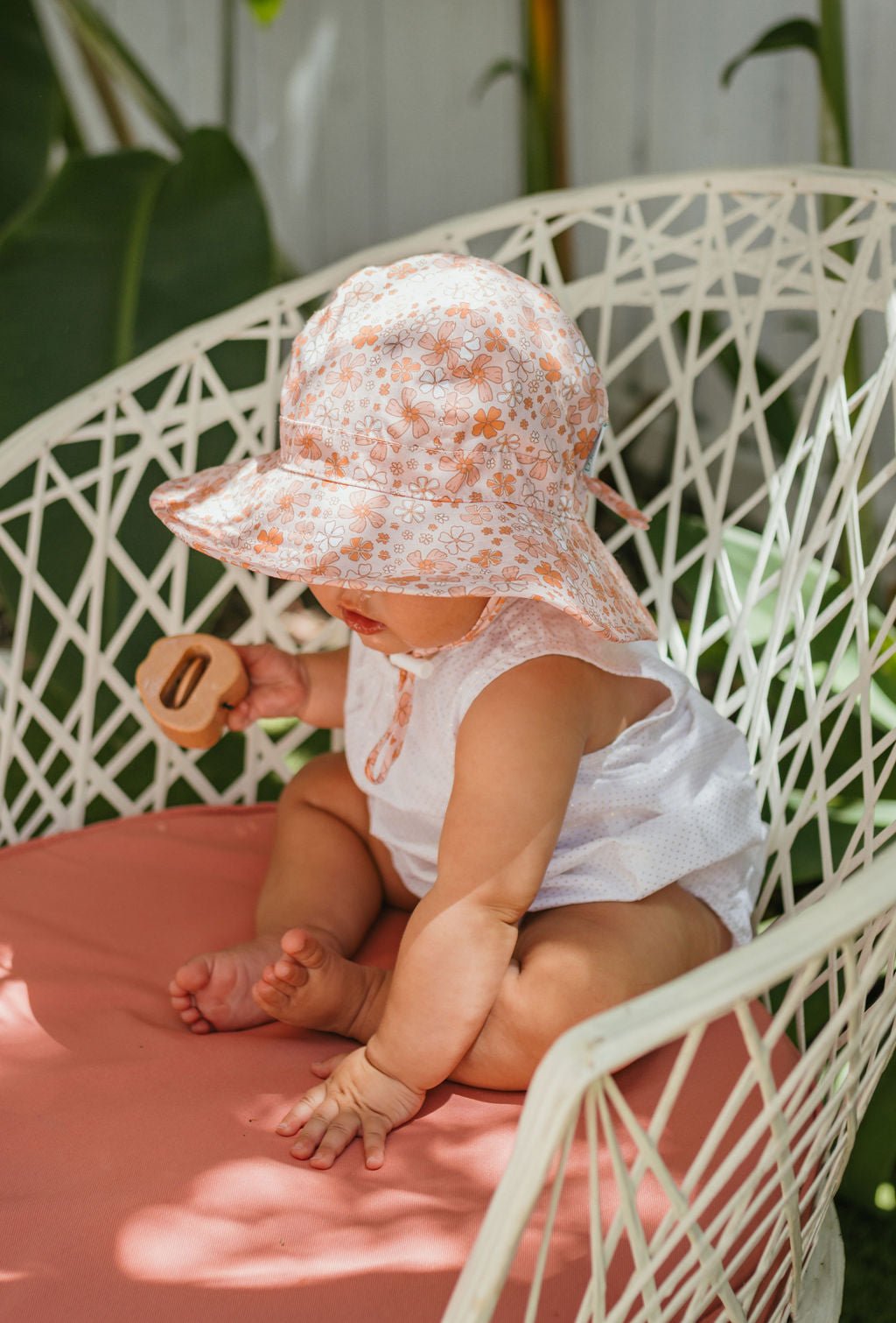 Lulu Wide Brim Infant Hat - Acorn Kids Accessories