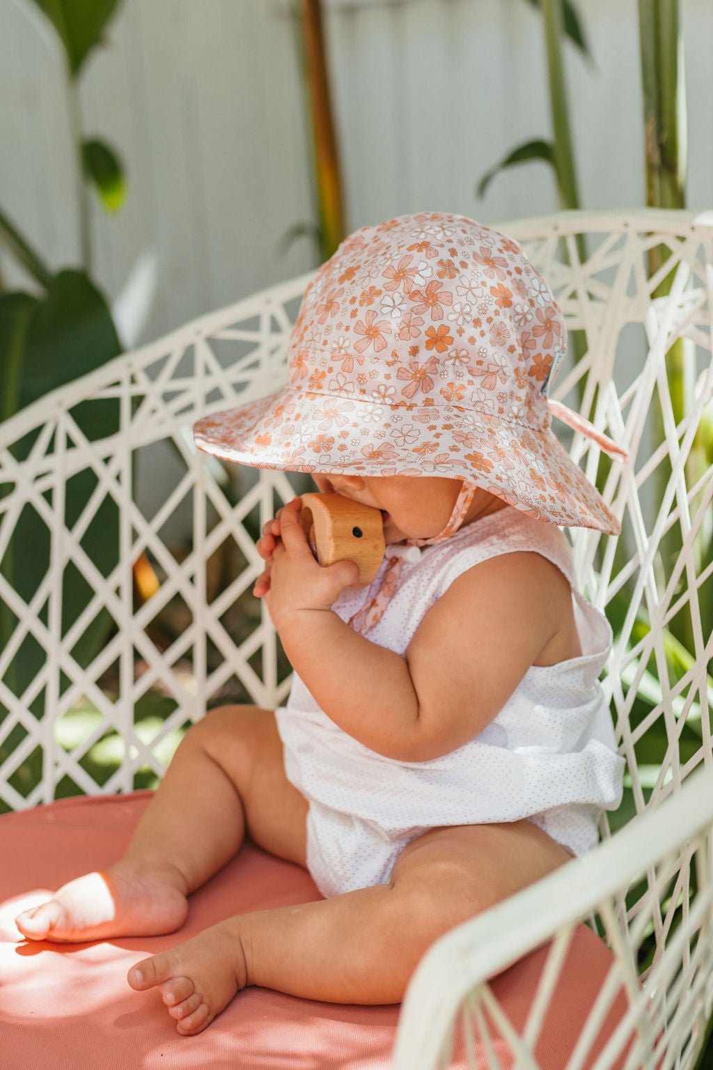 Lulu Wide Brim Infant Hat - Acorn Kids Accessories