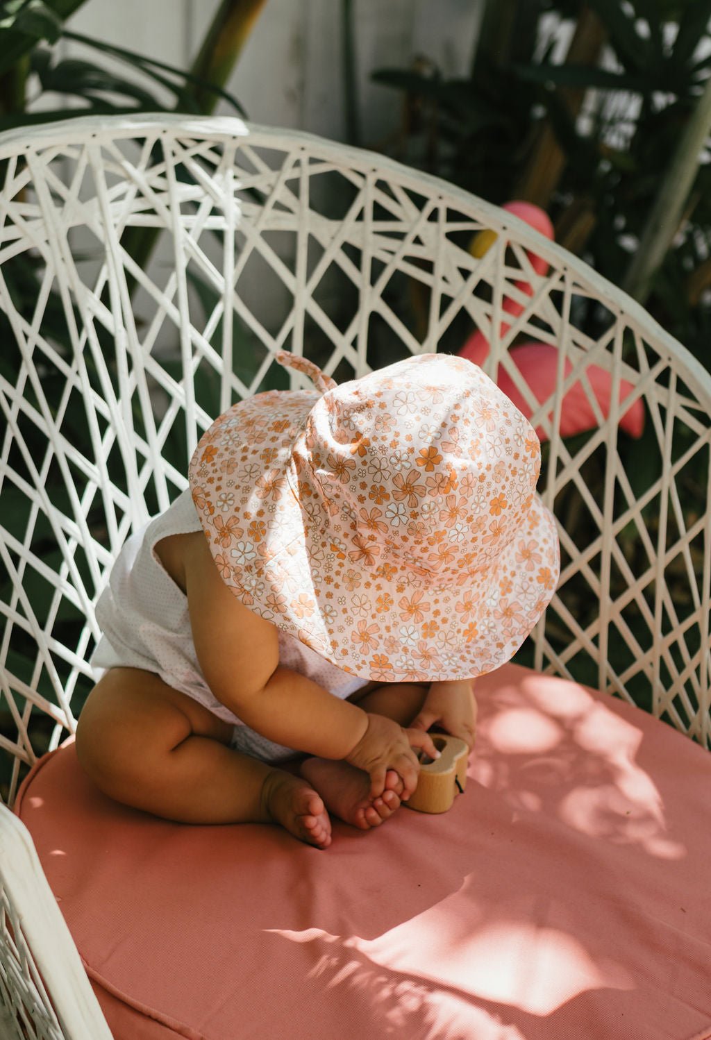 Lulu Wide Brim Infant Hat - Acorn Kids Accessories
