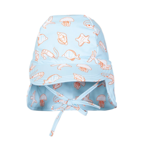Marine Friends Swim Flap Cap - Acorn Kids Accessories